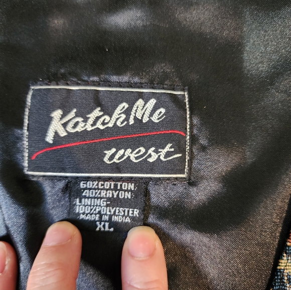 Colorful Embroidered Vintage Horse Katch Me Womens Western  Vest - Picture 3 of 4